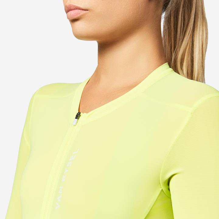 Image du produit Van rysel Maillot de vélo route manches courtes été unisexe - racer 2 jaune (M)