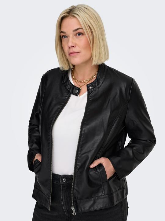 Actual product image Only Curvy faux leather jacket (42)