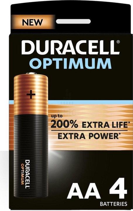 Duracell Pile Optimum 4-pack AA (4 pz., AA)