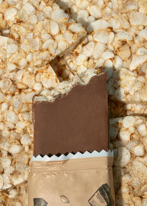 KoRo Riegel aus braunem Vollkorneis überzogen mit Vollmilchschokolade (360 g)