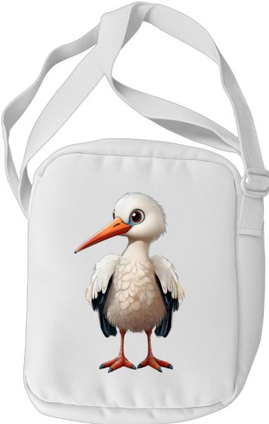 Produktbild Bügelbilder Schul & Freizeitsrucksack-Set Storch (15 l)