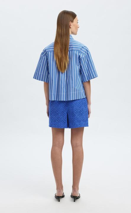 Immagine prodotto Selected Broderie Anglaise Højtaljede shorts (40)