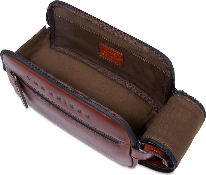 Actual product image The Bridge Damiano - Leather toiletry bag