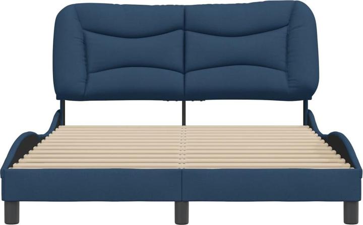 Produktbild vidaXL Bettgestell mit Kopfteil Stoff (140 x 190 cm)