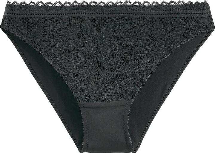 Produktbild La Redoute Collections Mikrofaserslip mit Spitzendetails (36, 38, Einzelpack)
