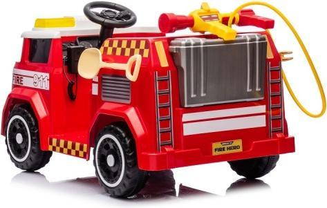 Actual product image Es-toys Kinderfahrzeug – Elektro Auto „Feuerwehr“ – 12V7AH Akku, 4 Motoren - Fernsteuerung, MP3 + Si (12 V)
