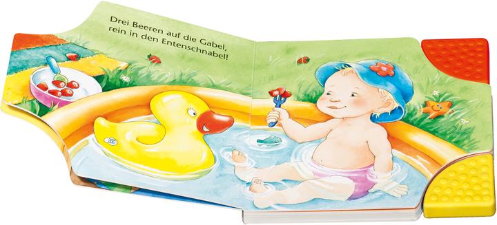 Productafbeelding Ravensburger Mijn eerste speel- en bijtboek: Babyboek met bijtringen vanaf 9 maanden (Duits)