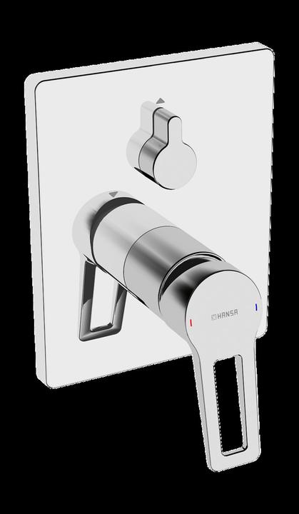 Actual product image Hansa world of office HANSABLUEBOX Functional unit with decor set for HANSATWIST single-lever baths