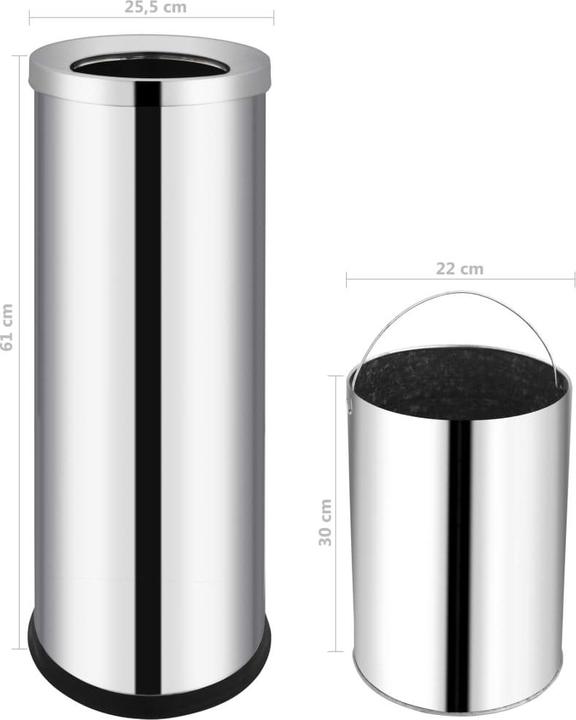 Image du produit vidaXL Mülleimer