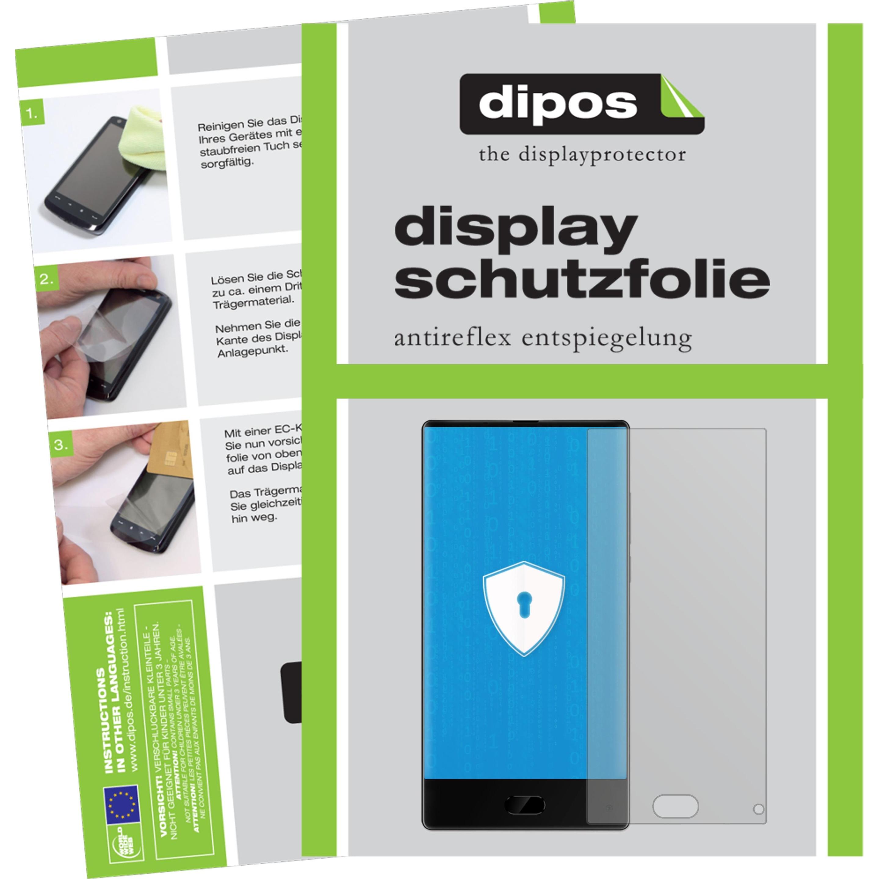 Dipos Displayschutzfolie Antireflex (6 Stück, Maze Alpha), Smartphone Schutzfolie, Transparent