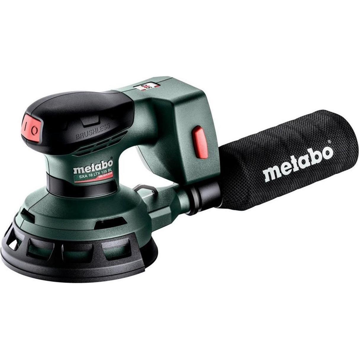 Metabo, Schleifmaschine + Poliermaschine, SXA 18 LTX 125 BL (Exzenterschleifer, 18 W)