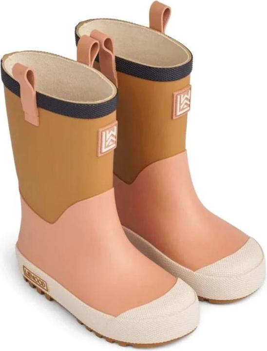 Actual product image Liewood Rubber Boots Sasha Natural Rubber Tuscany Rose Multi Mix (30)
