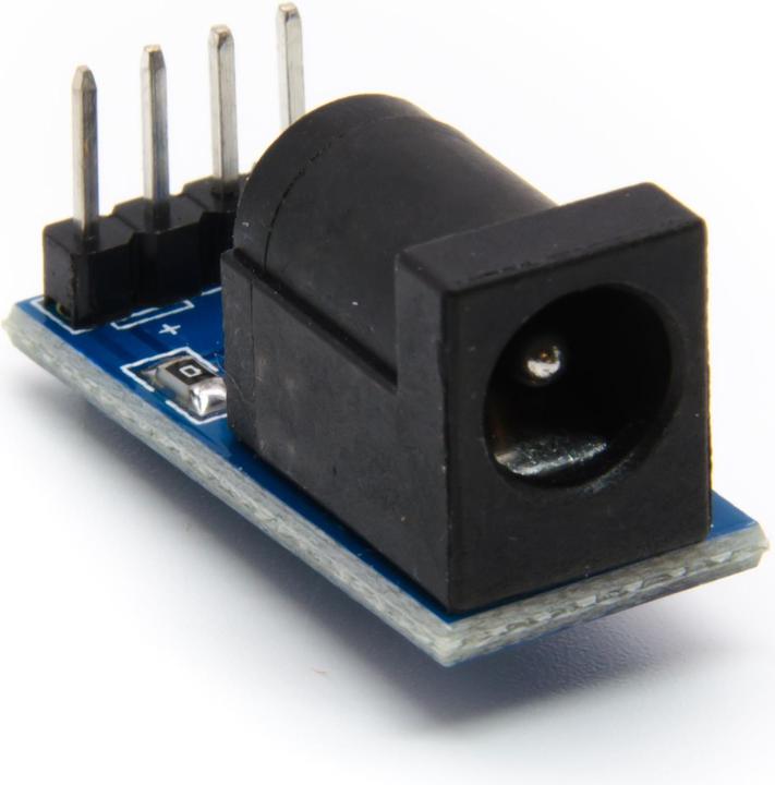 Actual product image Purecrea DC Barrel Jack Socket Breakout Board 5.5mm / 2.1mm