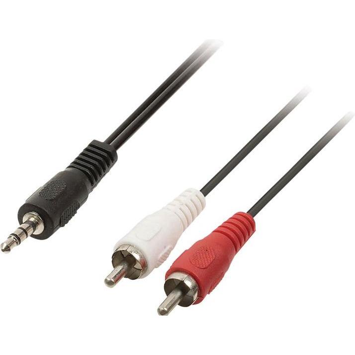 Nedis Audiokabel Stereo Klinkenstecker 3.5 mm (2 m, 3.5mm Klinke (AUX)), Audio Kabel