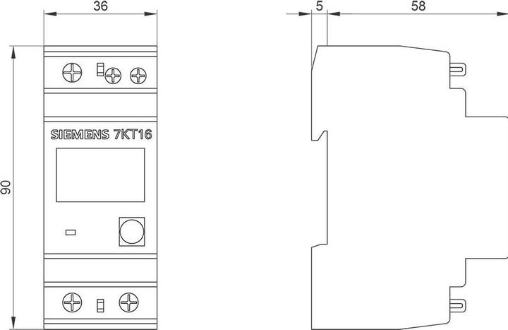 Immagine prodotto Siemens PAC1600: 1 phasig 63A, S0