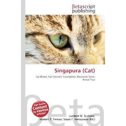 Singapura (Cat), Fachbücher