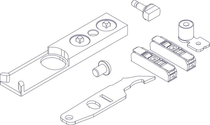 Productafbeelding Vitris Accessoire aanvullende set elektrisch slot voor Portavant M50 un