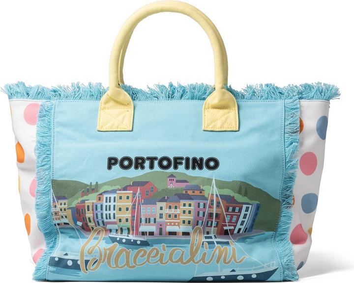Produktbild Braccialini Damen Handtasche - Modell Thalassa - 100% Baumwolle - 40.0 X 31.5 X 21.5 Cm