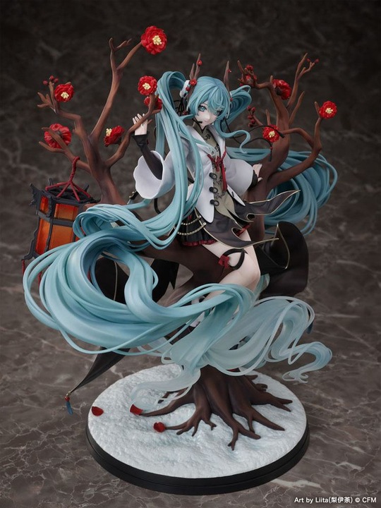 Actual product image Furyu Vocaloid statuette PVC 1/7 Hatsune Miku 2022 Chinese New Year Ver. 30 cm