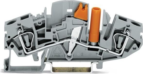 Produktbild Wago 282-811 2-Leiter-Trenn- und Messklemme quer scha 282811