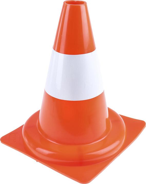 Produktbild RS PRO Orange Weiss PP Verkehrs-Leitkegel, H 300 mm