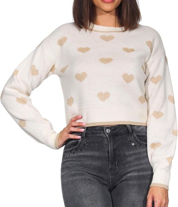 Produktbild JdY Knit Fit Rundhals Gerippte Ärmelbündchen Pullover Strickpullover (L)