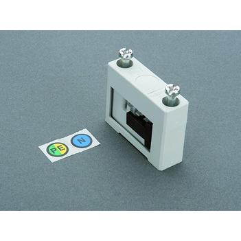 Thumbnail - Wöhner, Kabelschutz + Kabelführung, Wohner 01601 PE/N-Stütze, 1-polig, einzeln montierbar für 12 mm, 20 mm, 30 mm x 5 mm...