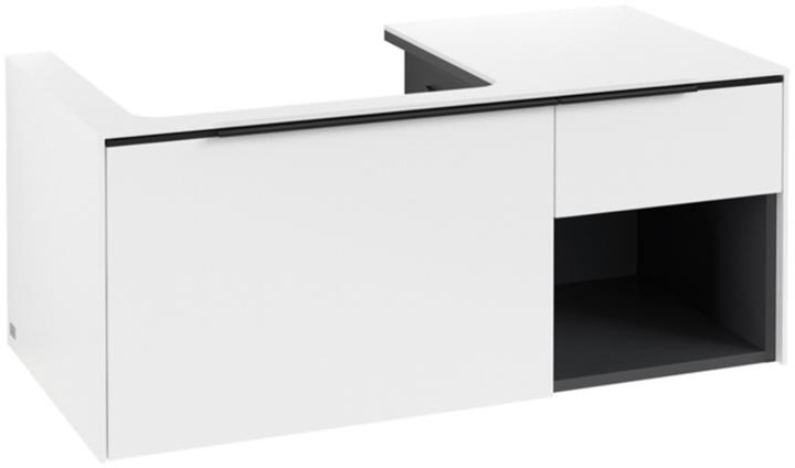 Pure White, Volcano Black