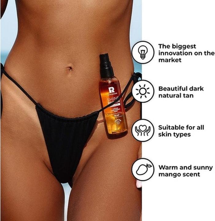 Produktbild Byrokko Shine Brown Two-Phase Super Tanning Spray 100ml (Sonnenspray, 104 ml)