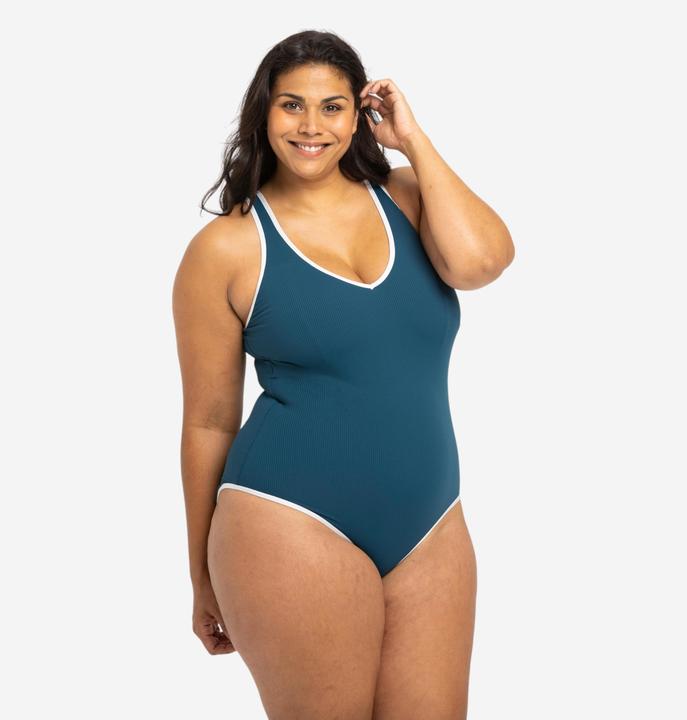 Image du produit Nabaiji Maillot de bain femme Virginia bleu foncé (40)