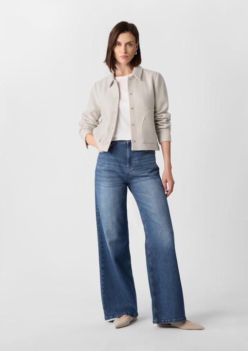 Actual product image Comma Indoor-Jacke Kurze Jacke aus Boiled Wool (46)