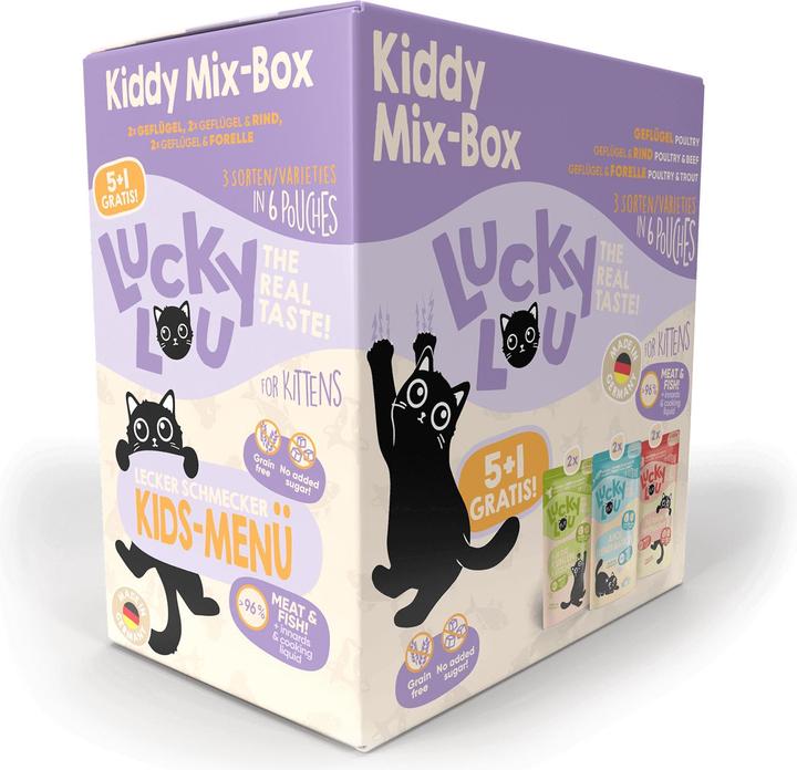 Lucky Lou Kitten MP (Welpe + Kitten, 6 Stk., 125 g)