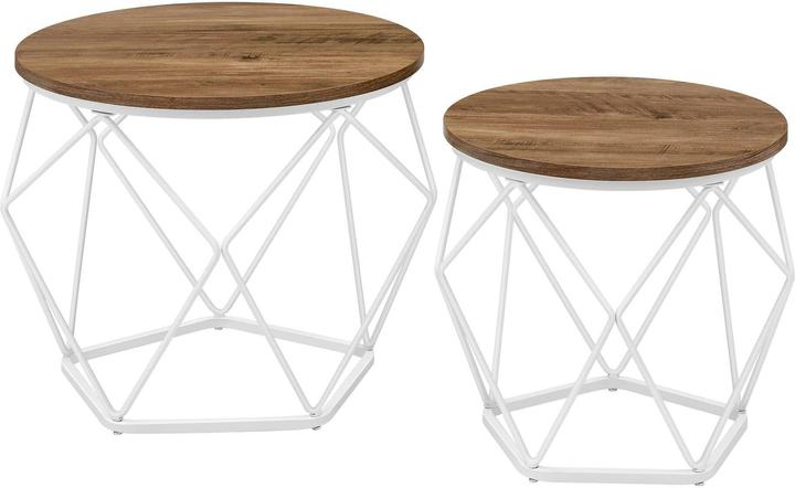 Vasagle Coffee table set brown (40 x 50 x 36 cm)