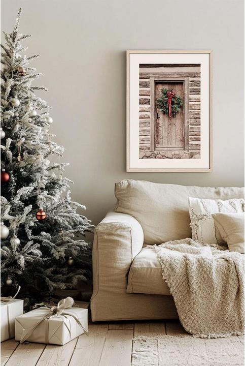 Actual product image Wallxpert Weihnachtsbild Haustür