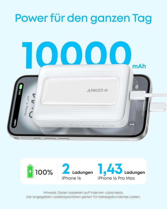 Immagine prodotto Anker Magnetische Powerbank Zolo (10000 mAh, 30 W)