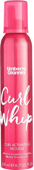 Umberto Giannini Curl Whip Curl Activating Mousse Vegan und Cruelty Free Frizz Solution for Curly or (200 ml, Lockenschaum)