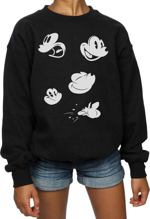 Produktbild Disney Mickey Mouse Faces Sweatshirt Mädchen (140, 146)