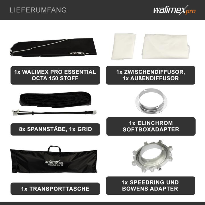Produktbild Walimex pro Essential Octa 150 Elinchrom (Softbox, 150 cm)