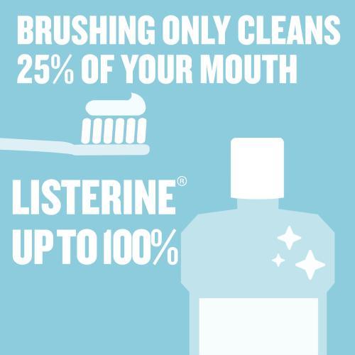 Actual product image Listerine Cool Mint Mild Taste Mouthwash (500 ml, Mouthwash)