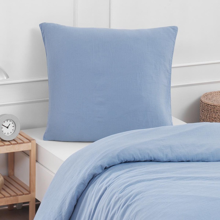 Actual product image Traumschlaf Muslin Uni (Duvet cover, 135x200 cm + 80x80 cm)