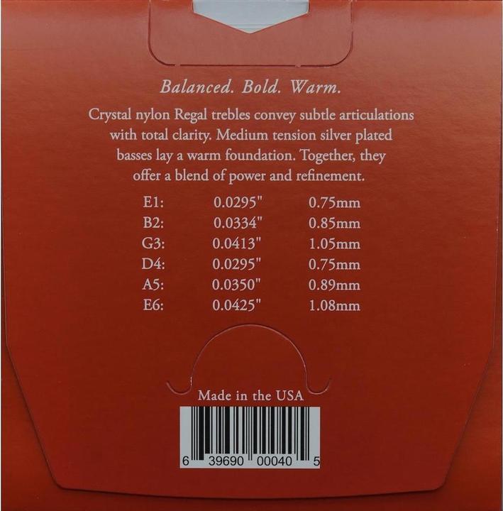 Produktbild Augustine Regal Red (6x, Gitarre, 0.04")