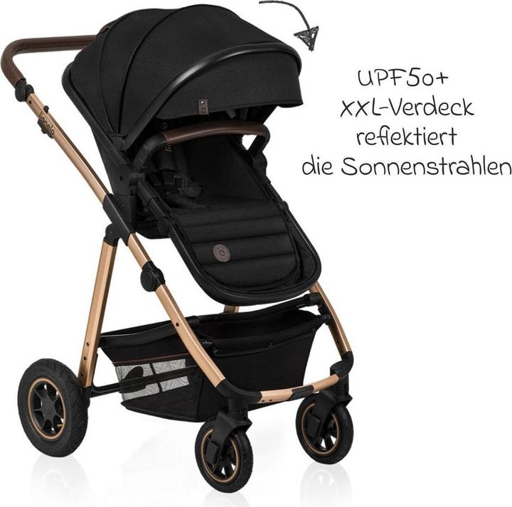 Image du produit Lionelo Poussette combinée Amber 2 en 1 Black Onyx