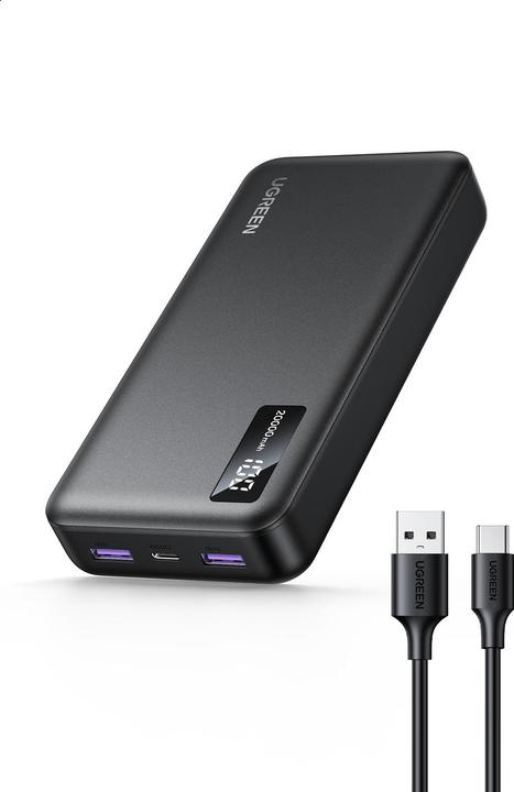 Image du produit Ugreen Banque de puissance bidirectionnelle (20000 mAh, 20 W, 74 Wh)