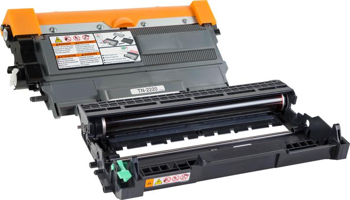 Produktbild Tonerfabrik Toner TN-2220 und Drum DR-2200 Toner-Drum-Bundle (BK)