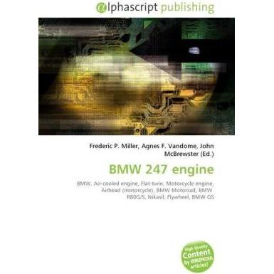 Thumbnail - BMW 247 engine, Ratgeber von Agnes F. Vandome, Frederic P. Miller, John McBrewster