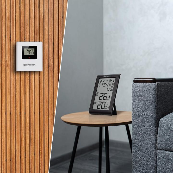 Image du produit Bresser Meteo Temp W Funk Wetterstation mit Aussensensor und DCF-Funkuhr