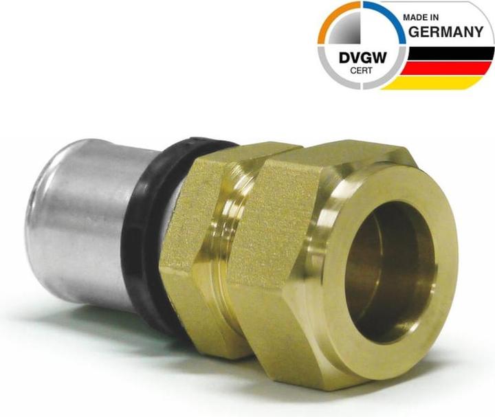 Actual product image Sanpro THPRESS pressfitting transition copper pipe - compression fitting 32x3 - 28mm (Pipe fitting)