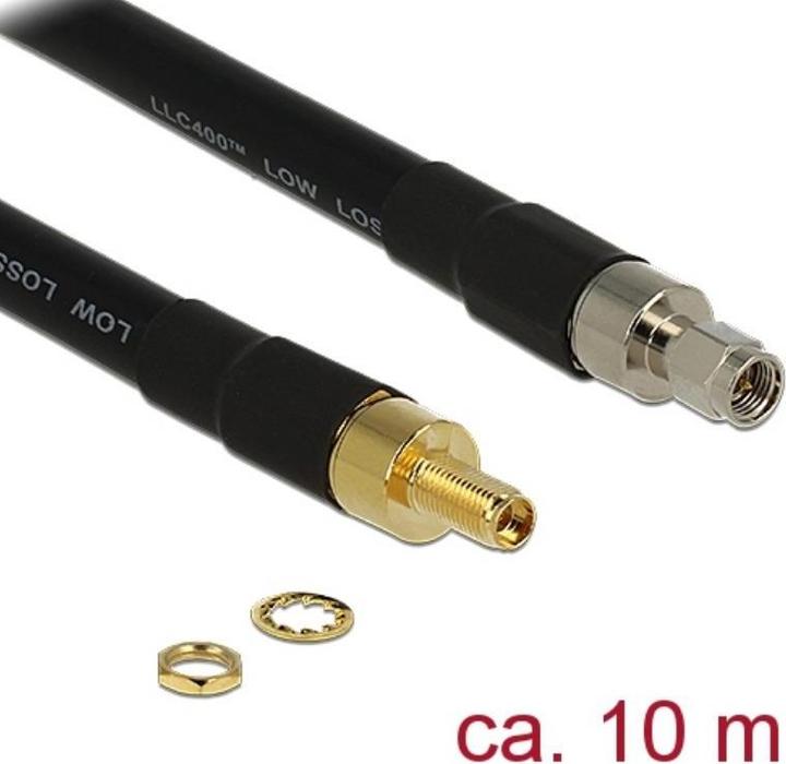 Actual product image Delock GSM/UMTS/LTE extension cable, 10m (0.35 dB, Antenna cable)
