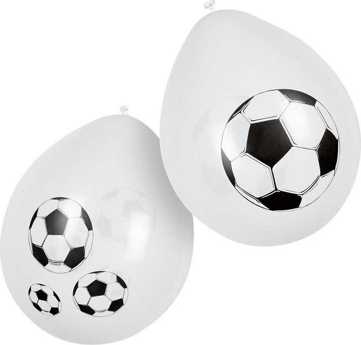 Boland Latexballons Fussball 25cm, 6 Stk. (6x)