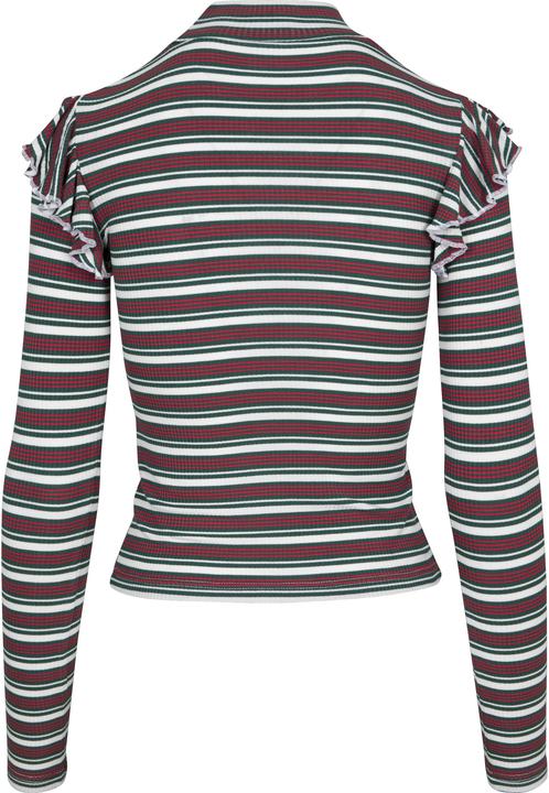 Produktbild Urban Classics Ladies Rib Striped Volant Turtleneck L/S (3XL)
